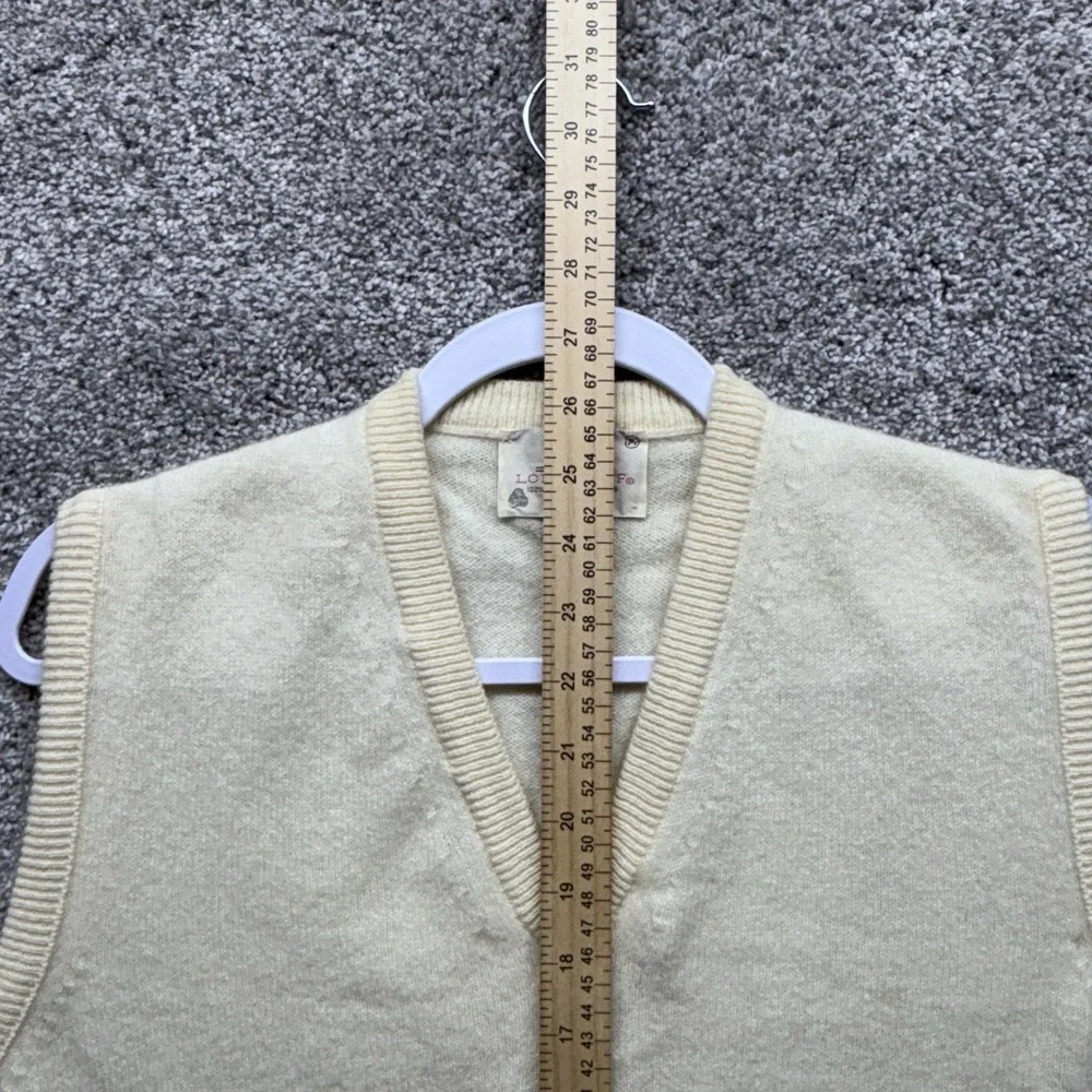 Vintage Lord Jeff Sweater Vest Men Size Med 100% Virgin Australian Lambswool USA